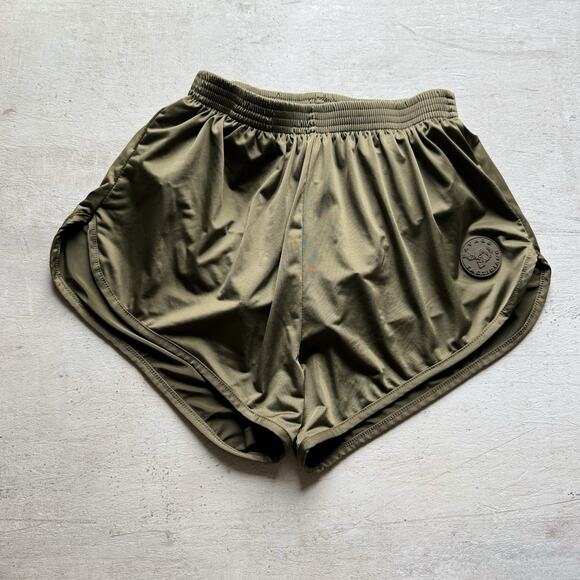 Savage Tacticians Womens Small Olive Drab Silkie Athletic Shorts Silkies - Picture 1 of 5